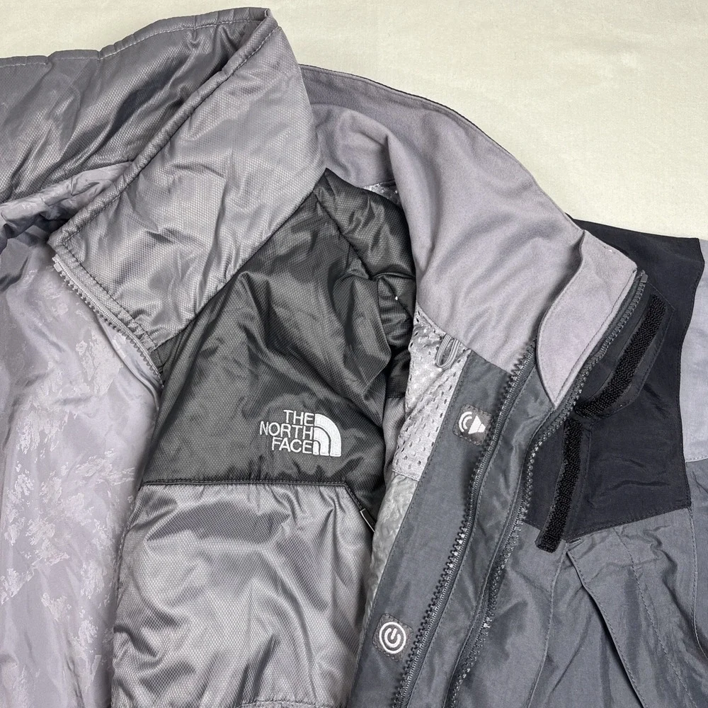 The‎ North Face HyVent 3-in-1 Parka Mens Large Gray Winter Ski Jacket Hooded TNF